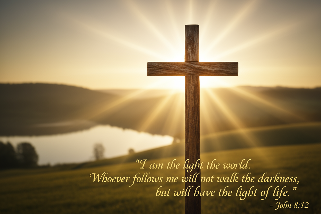 jesus cross with quote 